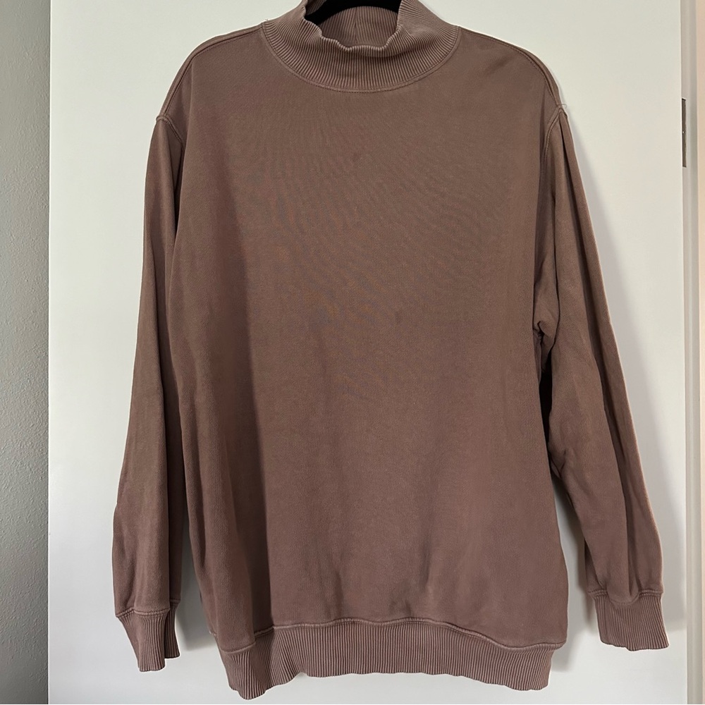 Aerie Mock Turtleneck Sweatshirt